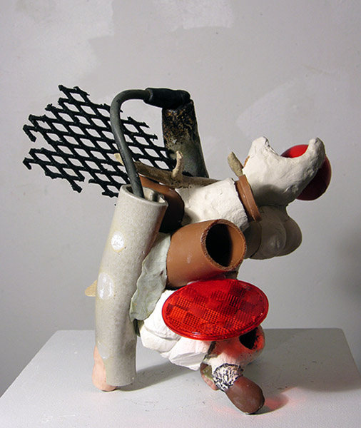 Fused  mixed media, 10 x 11 x 10", 2018