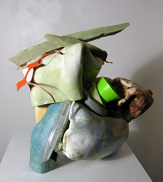 Vernal   mixed media, 13 x 17 x 11", 2018